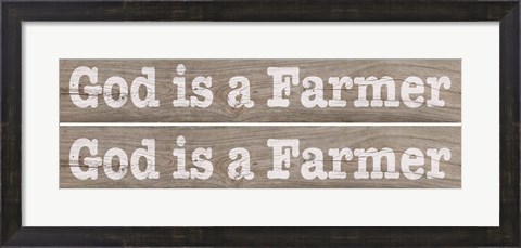 Framed Farm Sign 2-up II Print