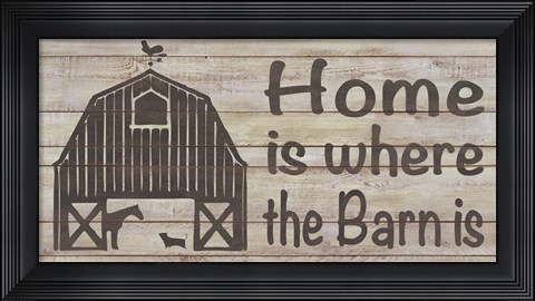 Framed Home &amp; Farm III Print