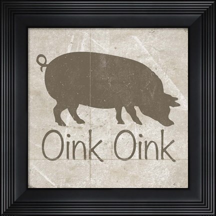 Framed Simply Farm I Print