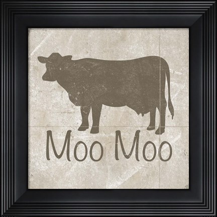 Framed Simply Farm II Print