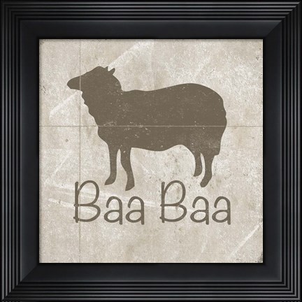 Framed Simply Farm III Print