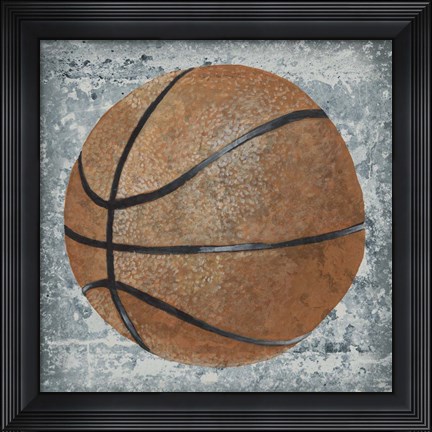 Framed Grunge Sporting I Print