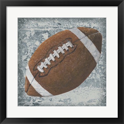 Framed Grunge Sporting II Print