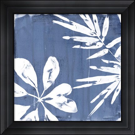 Framed Tropical Indigo Impressions III Print