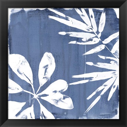 Framed Tropical Indigo Impressions III Print