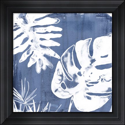 Framed Tropical Indigo Impressions IV Print