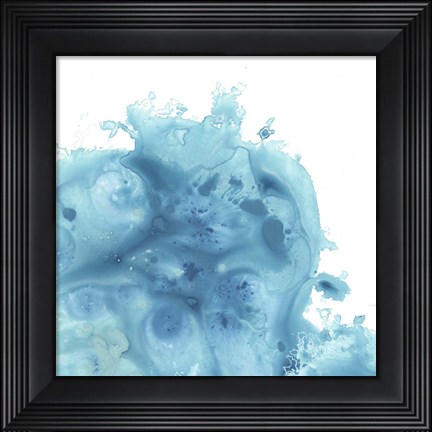 Framed Splash Wave I Print