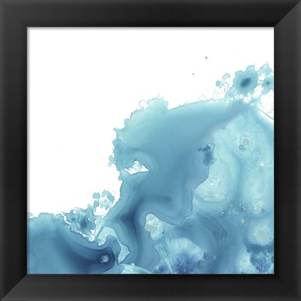 Framed Splash Wave II Print