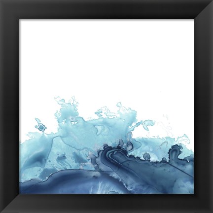 Framed Splash Wave III Print