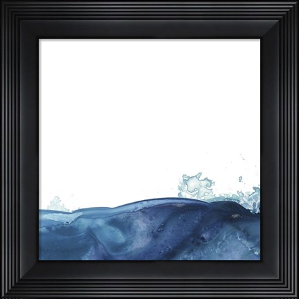 Framed Splash Wave V Print