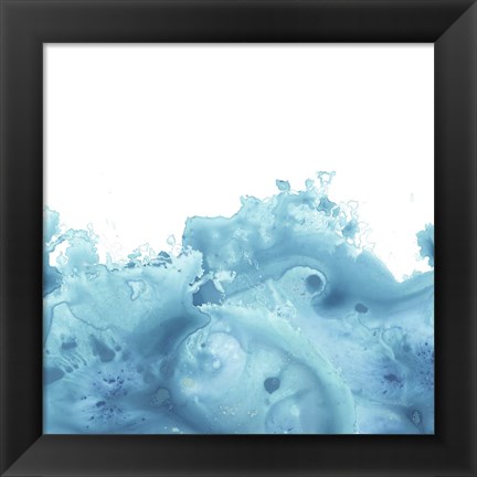 Framed Splash Wave VI Print