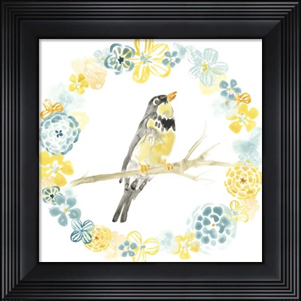Framed Solo Songbird I Print