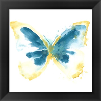 Framed Butterfly Traces III Print