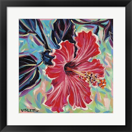 Framed Hawaiian Beauty I Print