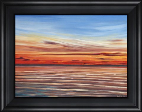 Framed Tranquil Sky II Print