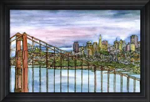 Framed Coast to Coast II Print