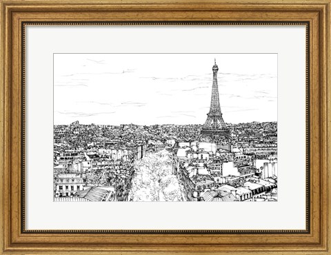 Framed Tour of Europe I Print