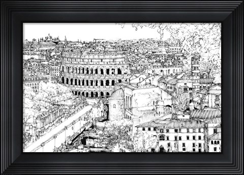 Framed Tour of Europe III Print