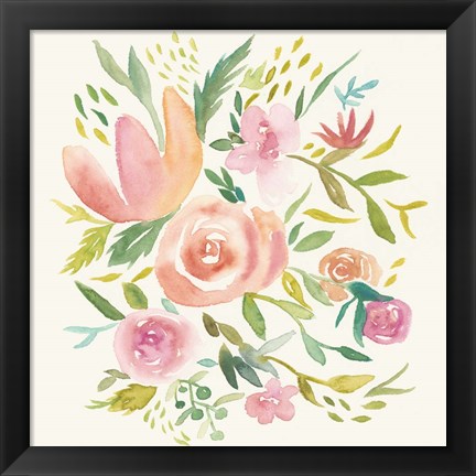 Framed Summer Fete I Print