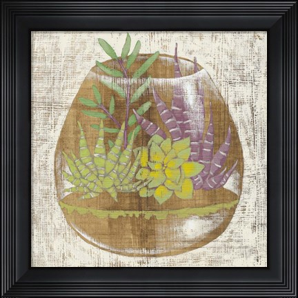 Framed Glass Garden II Print