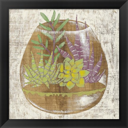 Framed Glass Garden II Print