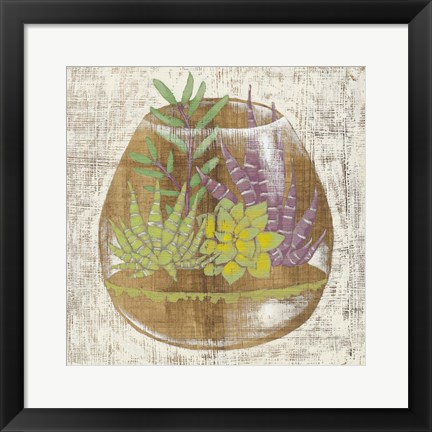 Framed Glass Garden II Print