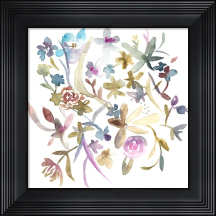 Framed Concord Florals I Print