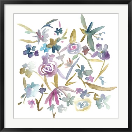 Framed Concord Florals II Print