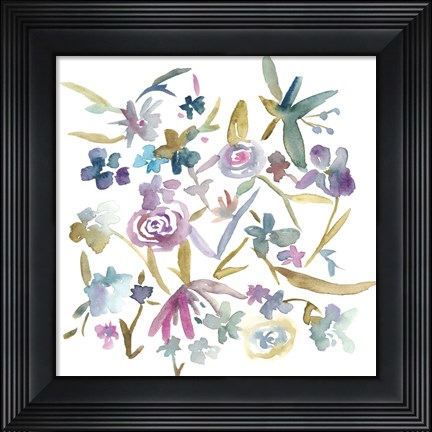 Framed Concord Florals II Print