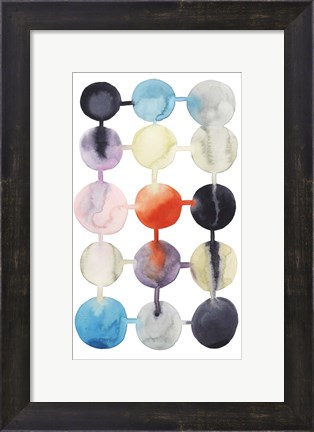 Framed Connect the Dots II Print