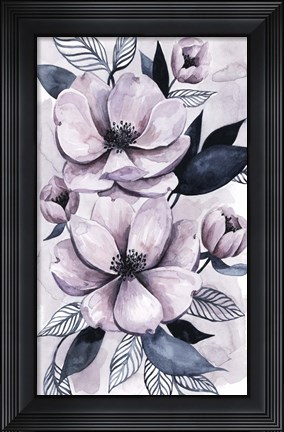 Framed Lavender Burst I Print