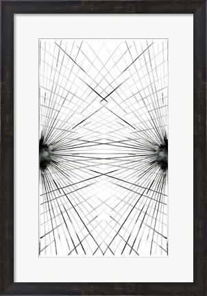 Framed Rays III Print