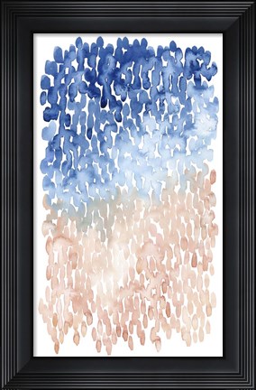 Framed Coral Cascade II Print