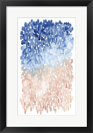 Framed Coral Cascade II Print