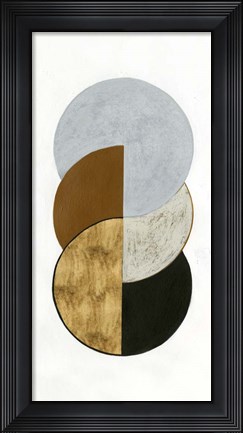 Framed Stacked Coins II Print
