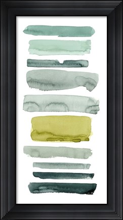 Framed Sea Strokes II Print