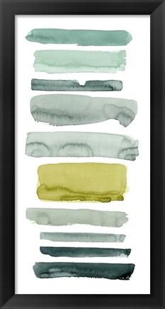 Framed Sea Strokes II Print