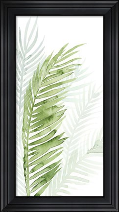 Framed Faint Palms II Print