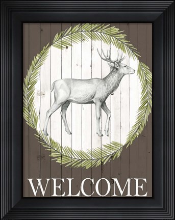 Framed Woodland Walk I Print