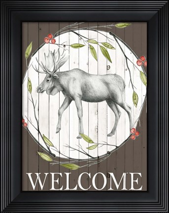 Framed Woodland Walk II Print