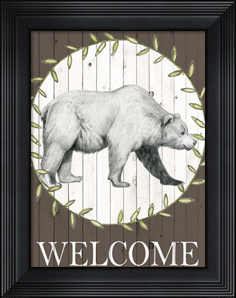 Framed Woodland Walk III Print