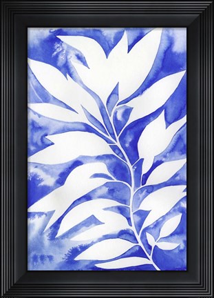Framed Ink Blot Vine I Print