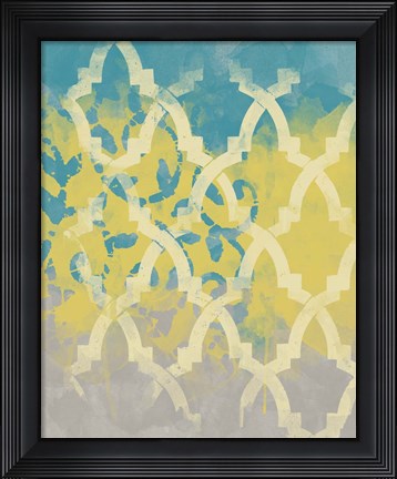 Framed Yellow in the Middle II Print