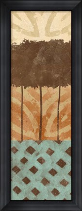 Framed Tribal Trio II Print