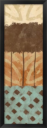 Framed Tribal Trio II Print