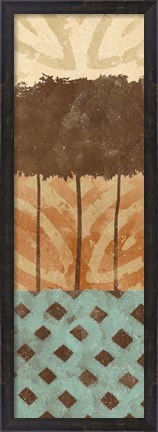 Framed Tribal Trio II Print
