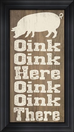 Framed Animal Farm I Print