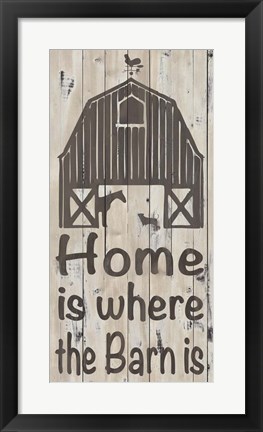 Framed Home &amp; Farm I Print