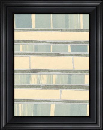 Framed Ocean Inlay II Print