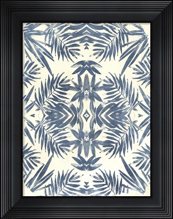Framed Tropical Kaleidoscope I Print
